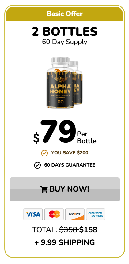 Alpha Honey 2 Bottles Pricing